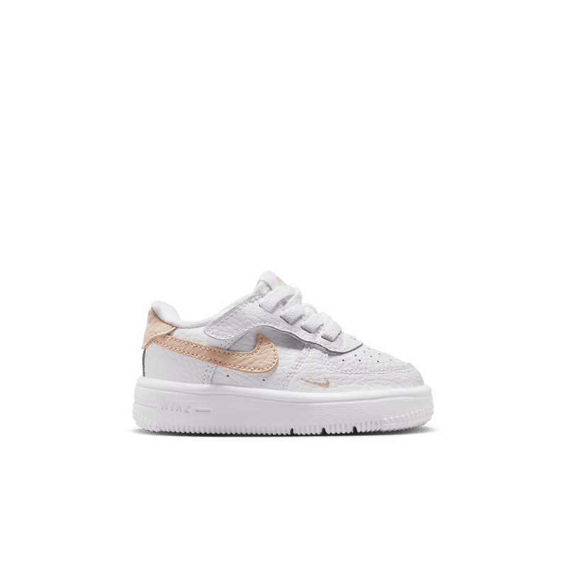 Nike Force 1 Low EasyOn Baby/Toddler Shoes (TD) 'White/Rattan'