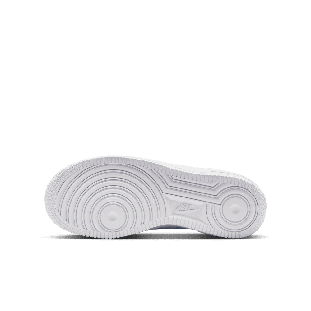 Nike Air Force 1 Big Kids' Shoes (GS) 'White/Blue'