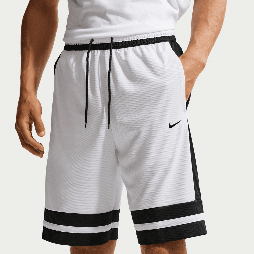 Nike Men's Dri-FIT 10" Game Classic Basketball Shorts 'White/Black'