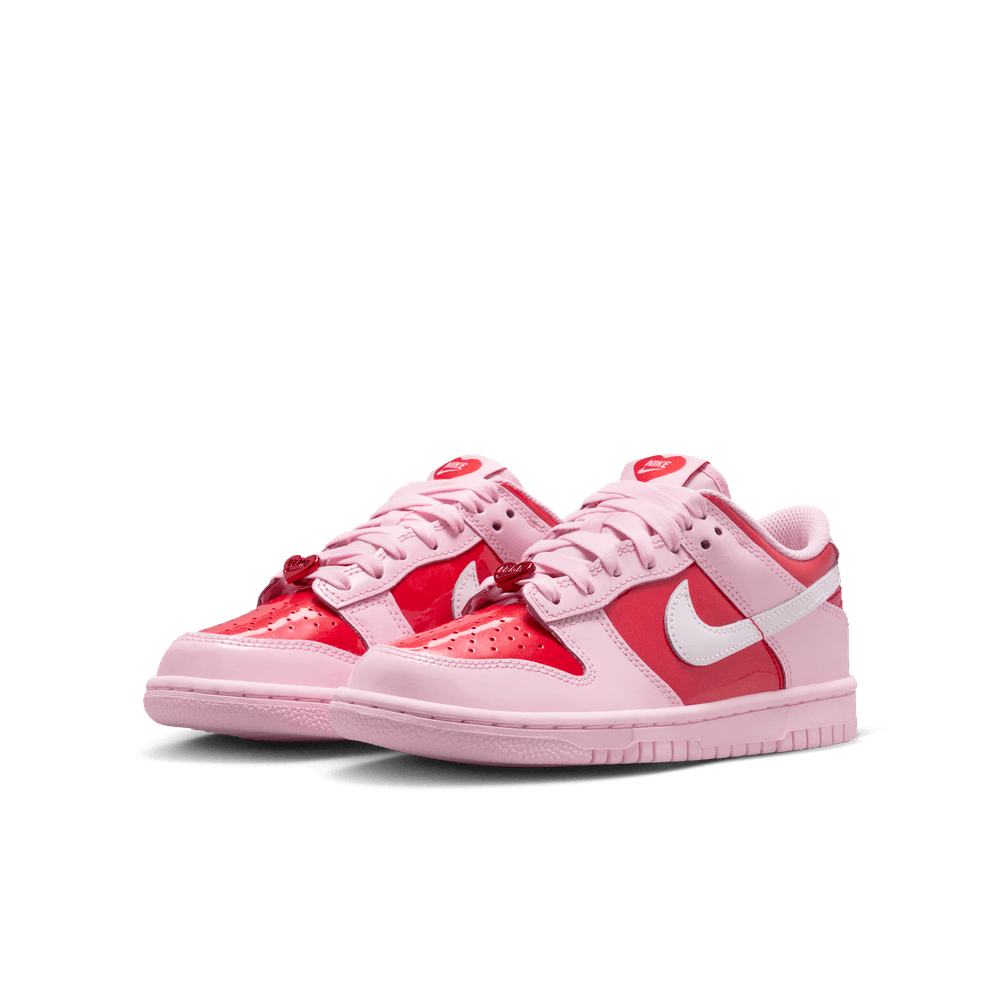 Nike Dunk Low Big Kids' Shoes (GS) 'Pink Foam/White/Crimson'