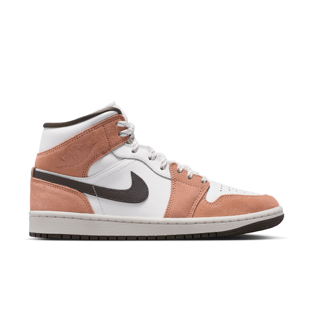 Jordan 1 Mid Women's Shoes 'Sail/Hazel/Cognac'