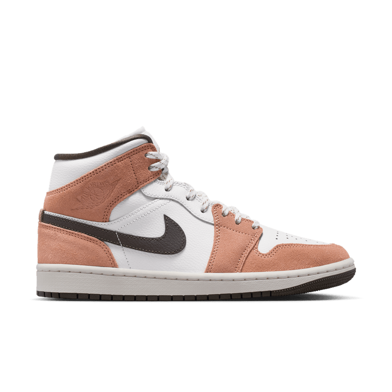 Jordan 1 Mid Women's Shoes 'Sail/Hazel/Cognac'