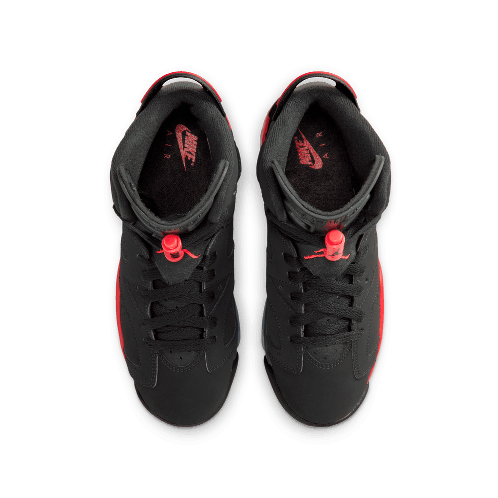 Air Jordan 6 Retro "Infrared" Big Kids' Shoes (GS) 'Black/Crimson'
