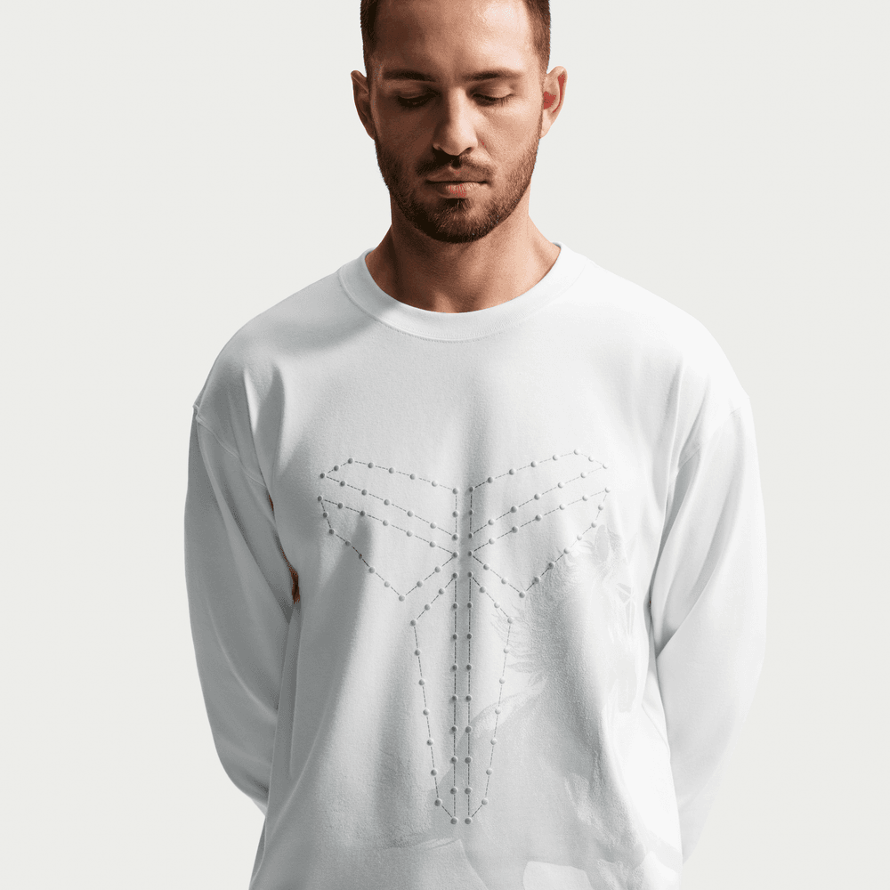 Kobe Bryant Kobe Men's Dri-FIT Long-Sleeve Basketball T-Shirt 'White'