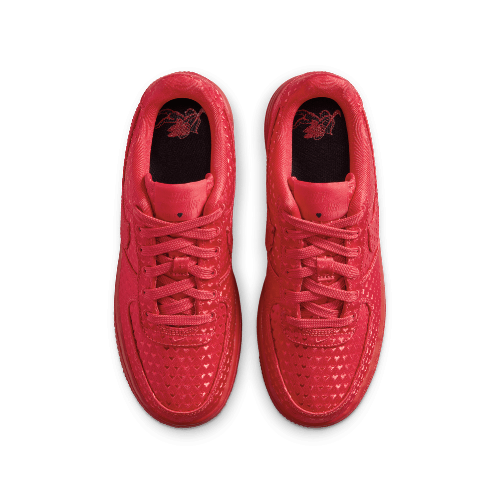 Nike Air Force 1 Big Kids' Shoes (GS) 'Red/Black'
