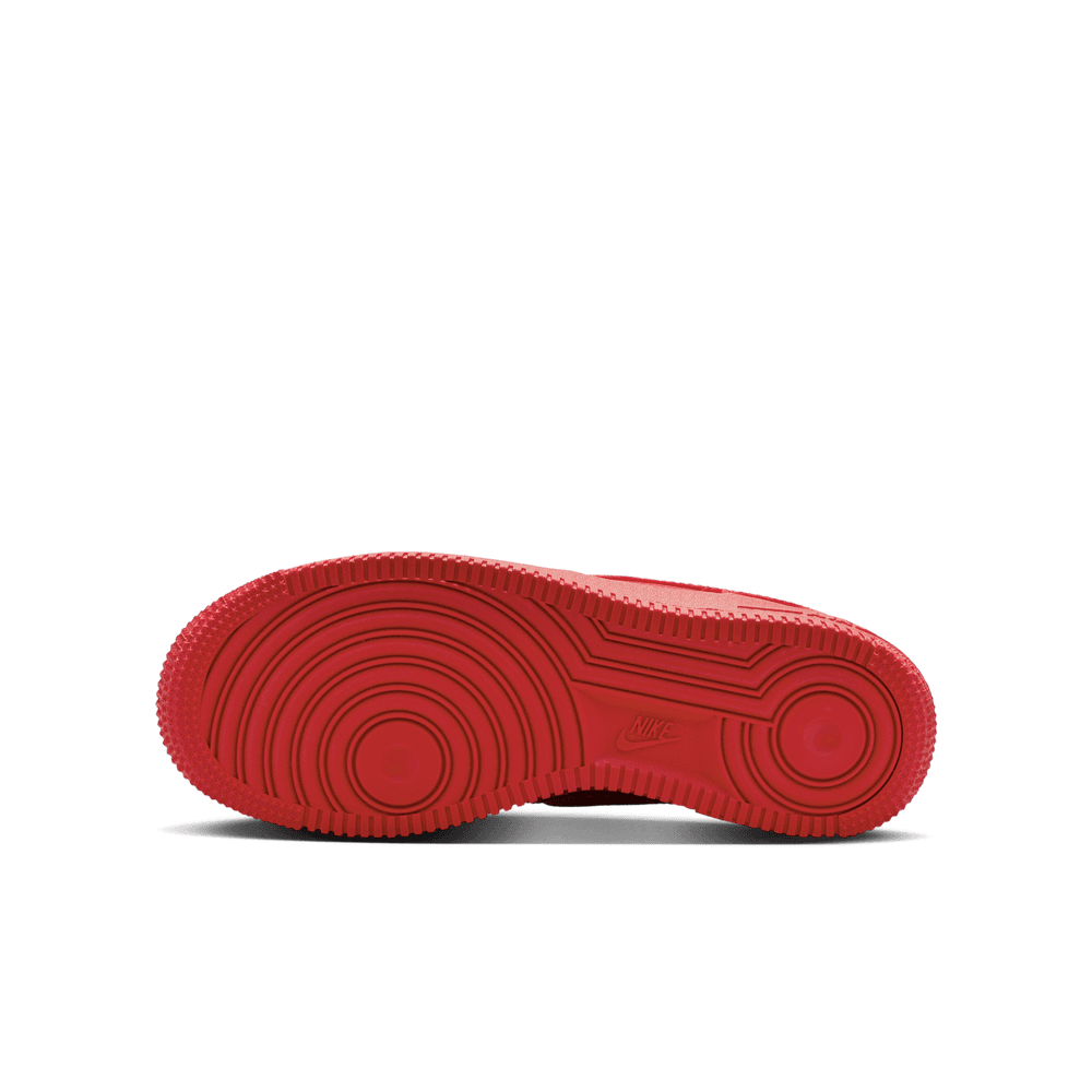 Nike Air Force 1 Big Kids' Shoes (GS) 'Red/Black'