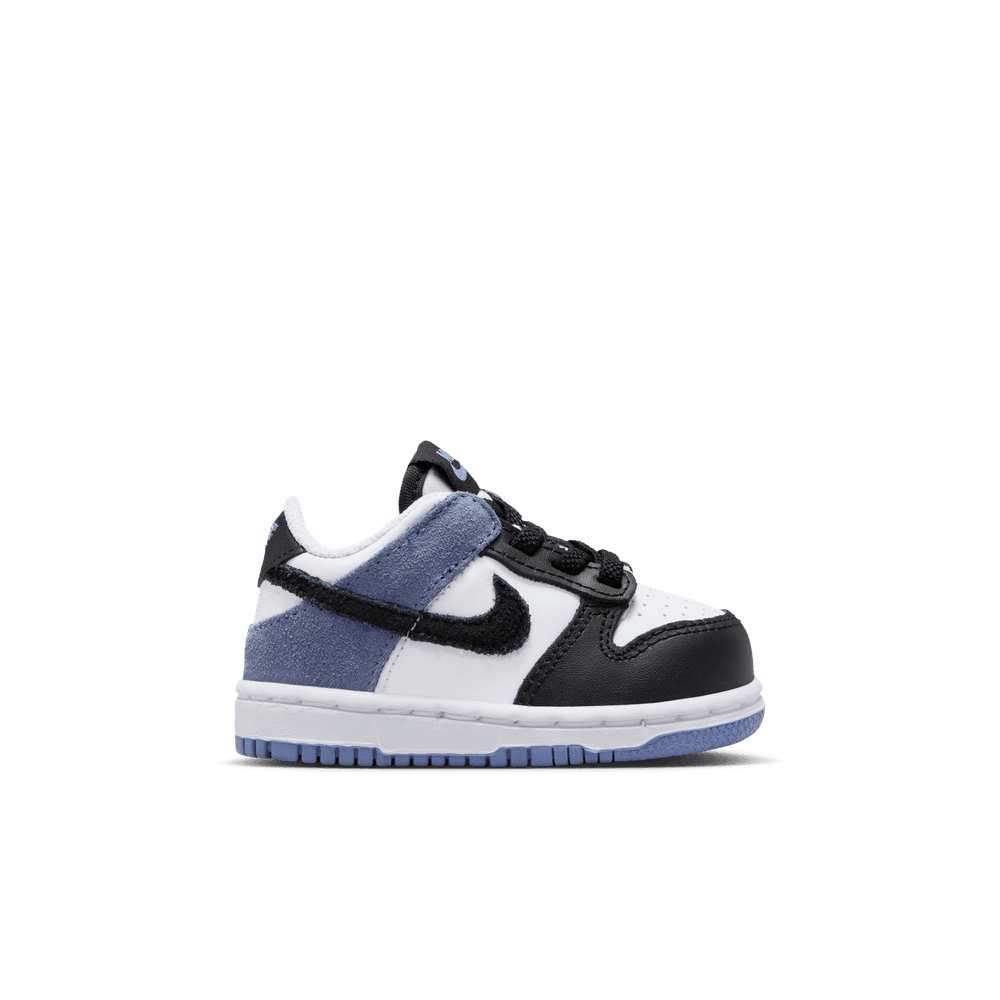 Nike Dunk Low Essential+ Baby/Toddler Shoes (TD) 'White/Black/Indigo'