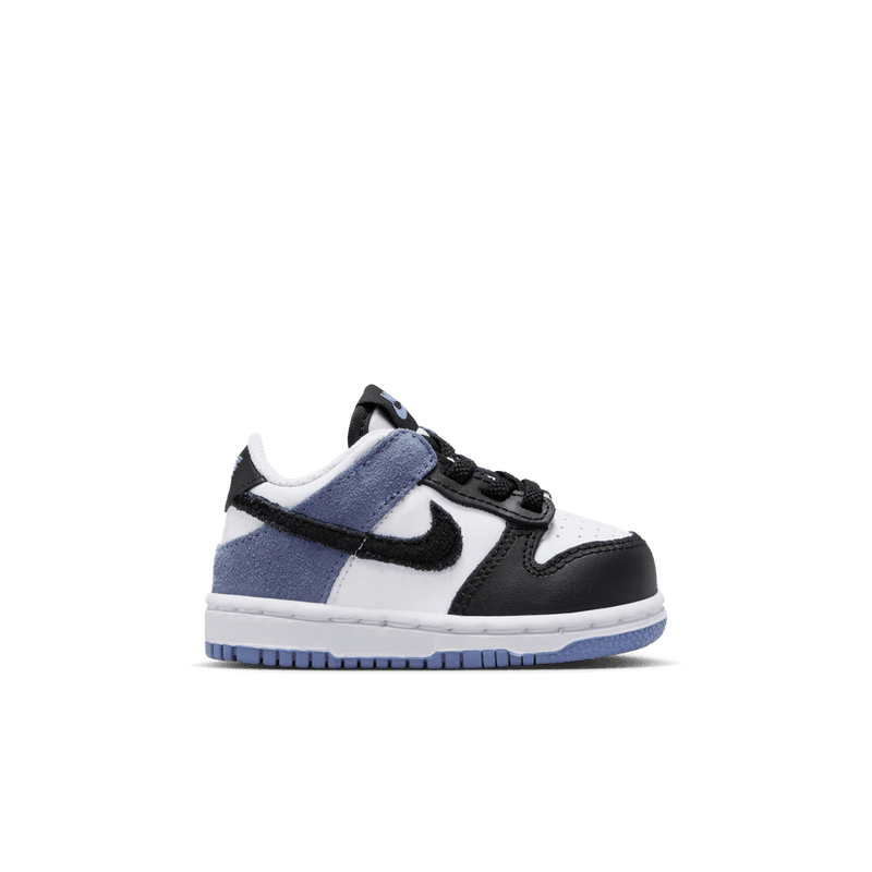 Nike Dunk Low Essential+ Baby/Toddler Shoes (TD) 'White/Black/Indigo'