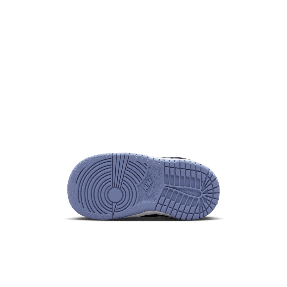 Nike Dunk Low Essential+ Baby/Toddler Shoes (TD) 'White/Black/Indigo'