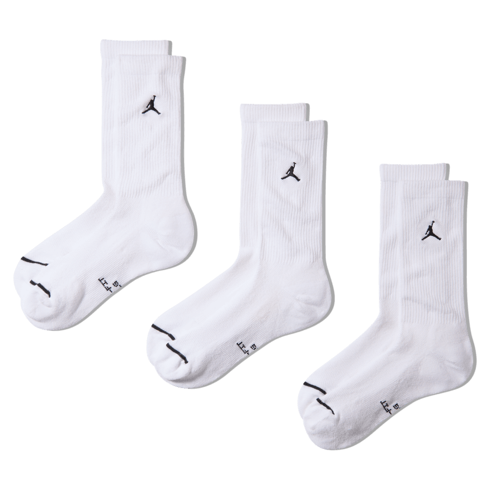 Jordan Everyday Crew Socks (3 Pairs) 'White'