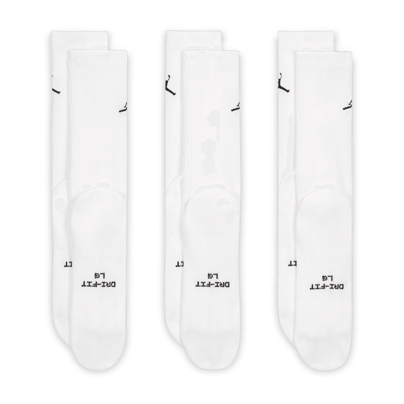 Jordan Everyday Crew Socks (3 Pairs) 'White'
