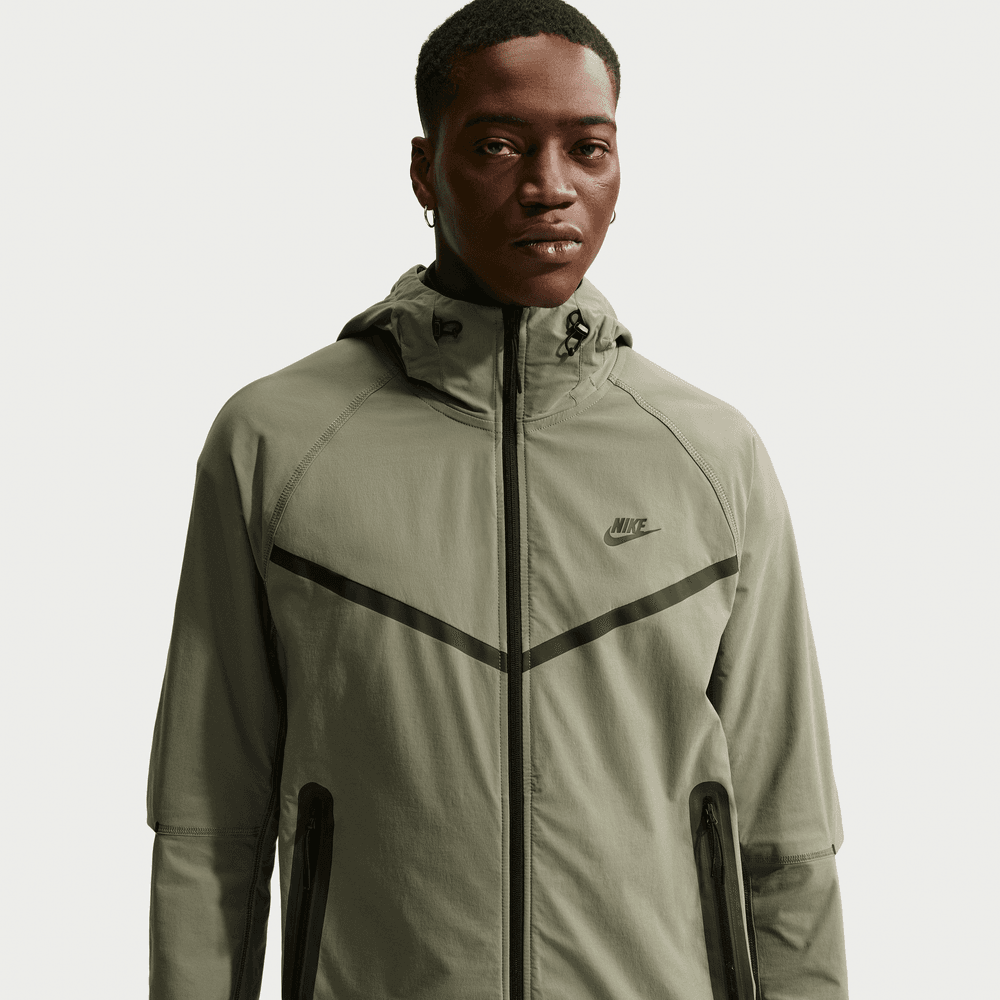 Nike Tech Men's Dri-FIT Woven Full-Zip Windrunner Jacket 'Silver Sage'