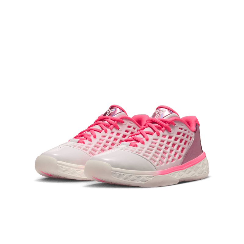 Kobe Bryant Kobe 3 Low Protro Big Kids' Basketball Shoes (GS) 'Sail/Silver/Hot Punch'