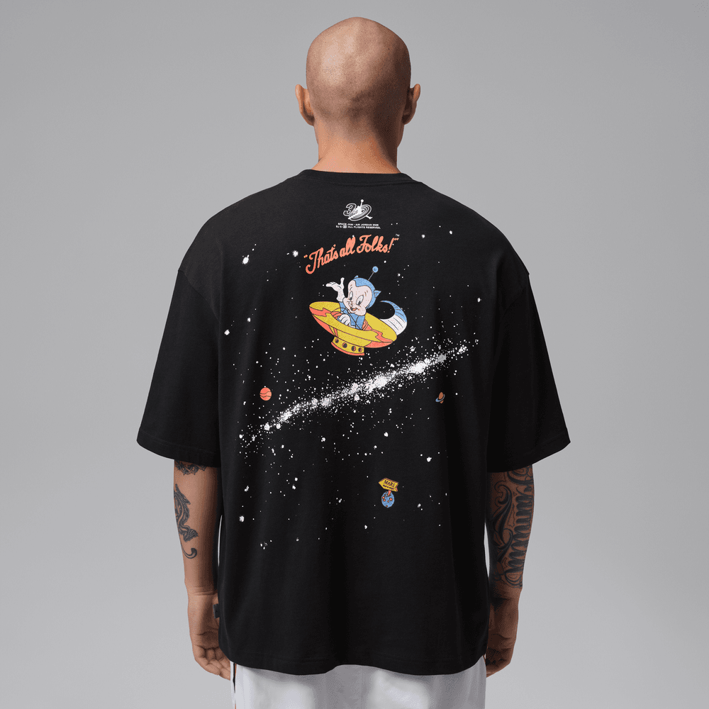 Jordan Flight Space Jam Men's Vault 1996 Crew-Neck T-Shirt 'Black'