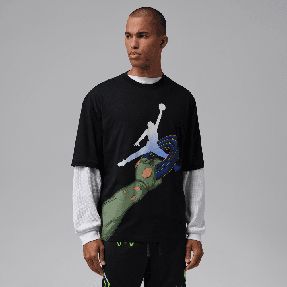 Jordan Sport Space Jam Men's Monstars Crew-Neck T-Shirt 'Black'