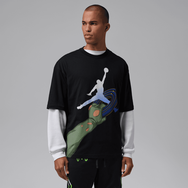 Jordan Sport Space Jam Men's Monstars Crew-Neck T-Shirt 'Black'