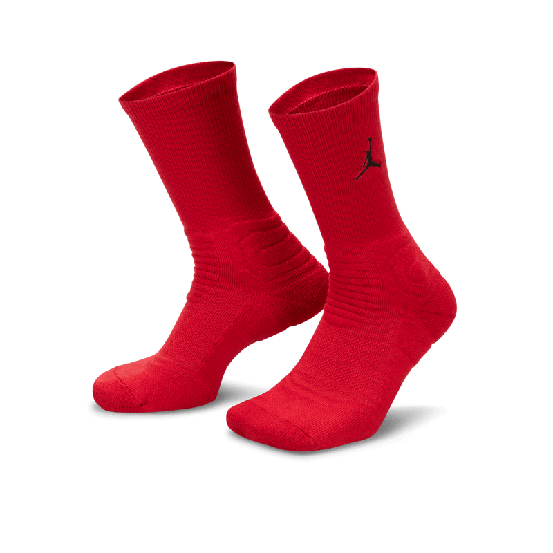 Jordan Flight Crew Basketball Socks 'Red/Black'