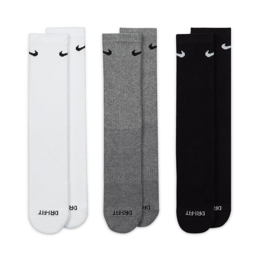 Nike Everyday Plus Cushioned Training Crew Socks (3 Pairs) 'Multi Color'