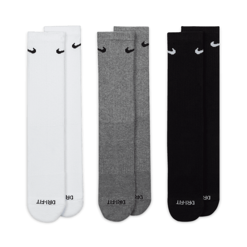 Nike Everyday Plus Cushioned Training Crew Socks (3 Pairs) 'Multi Color'