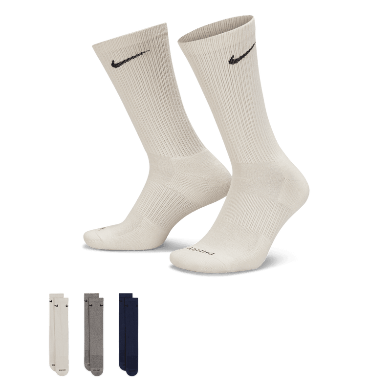 Nike Everyday Plus Cushioned Training Crew Socks (3 Pairs) 'Multi Color'