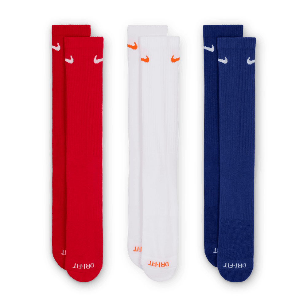 Nike Everyday Plus Cushioned Training Crew Socks (3 Pairs) 'Multi'