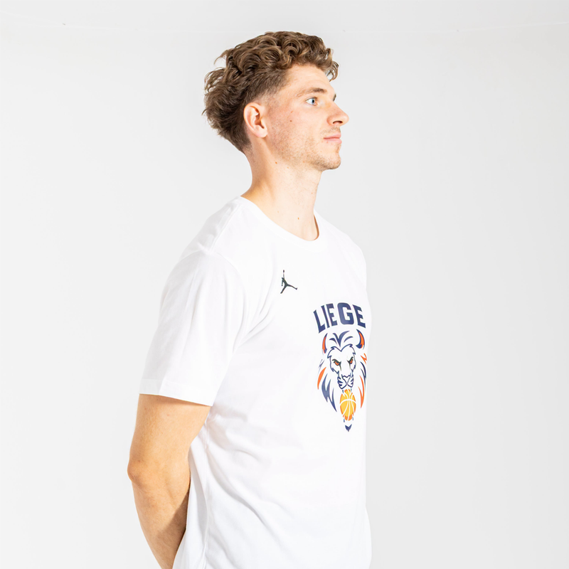 Jordan Liège Basketball T-Shirt  'White'