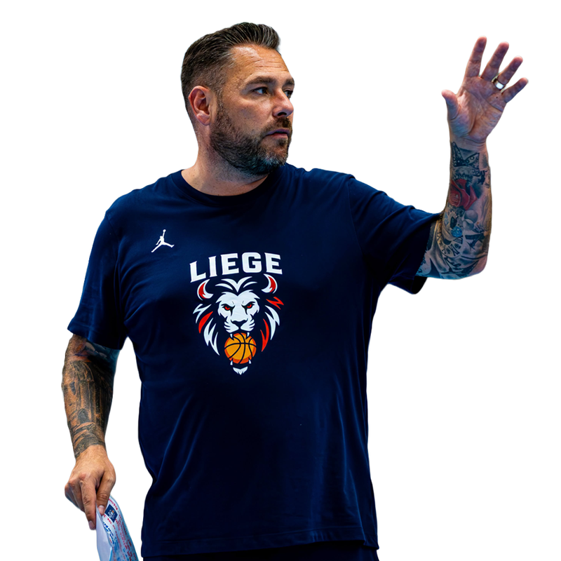 Jordan Liège Basketball T-Shirt 'Obsidian'