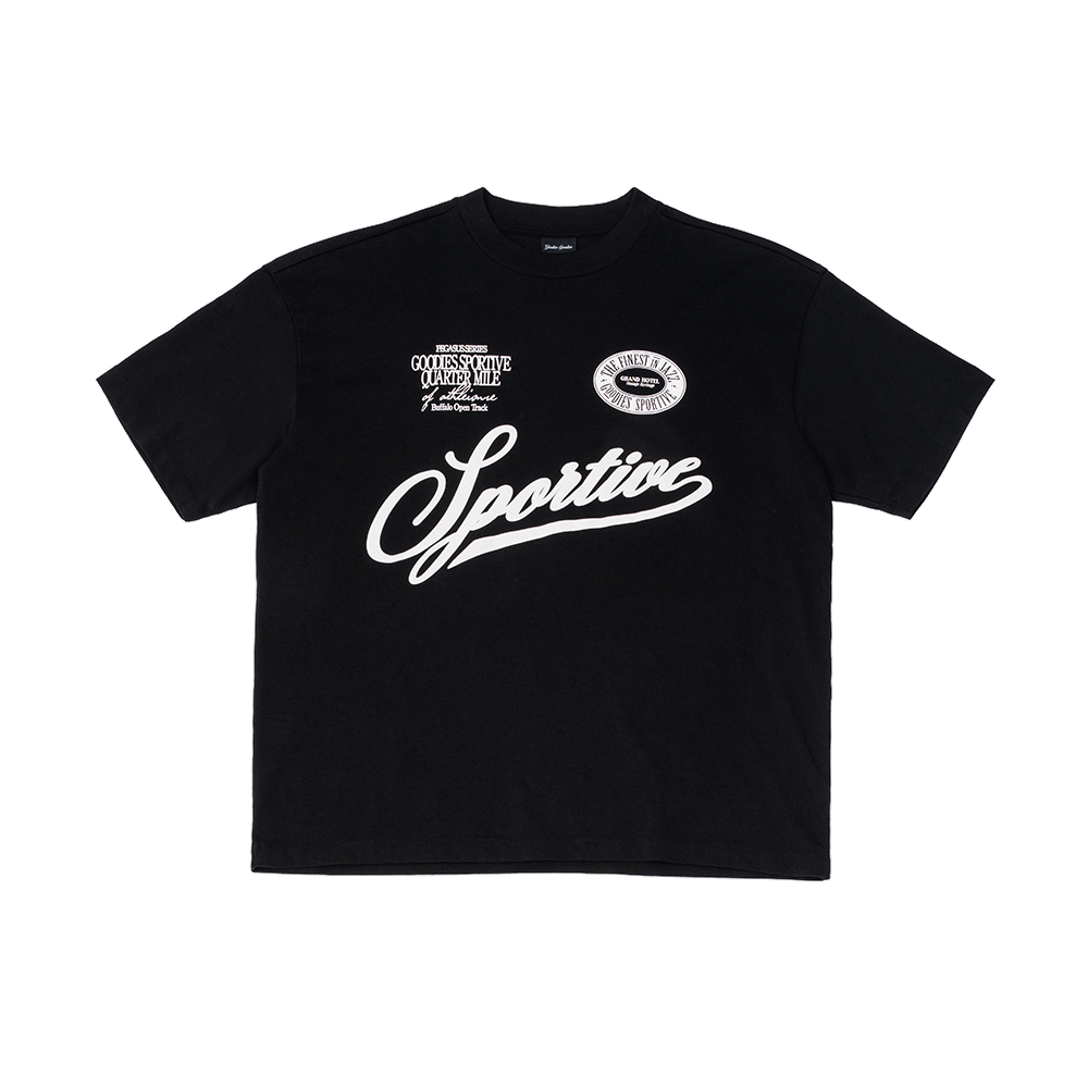 Goodies Sportive Buffalo Open Track Tee T-shirt 'Black'