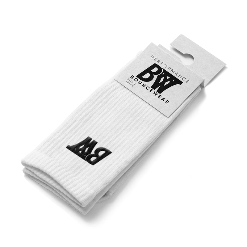 Bouncewear Premium Performance Sock 'White/Black'