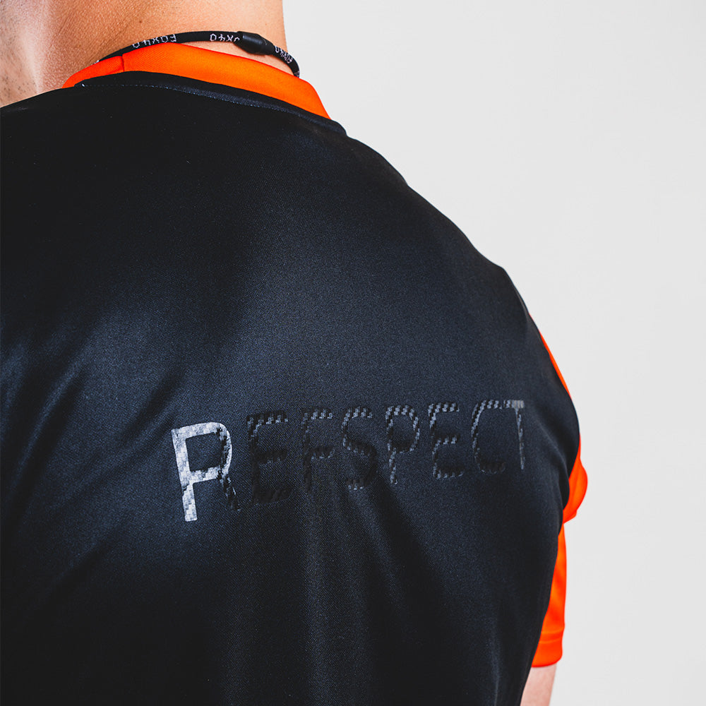 Basketbal.Vlaanderen Refspect Referee Shirt Men 'Black/Orange'