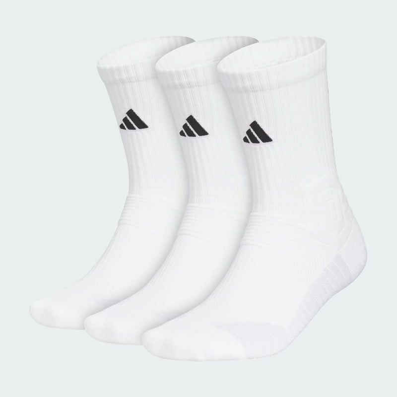 Adidas Select Crew 3.0 Socks - 3 pack 'White/Black'