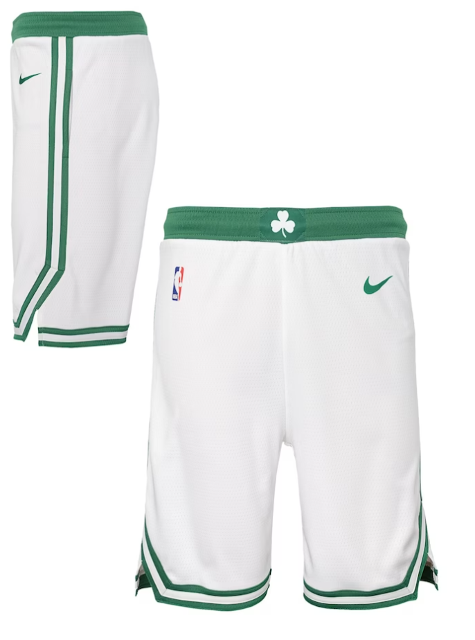 Boston Celtics Nike Boys Association Swingman Kids Short 'White'