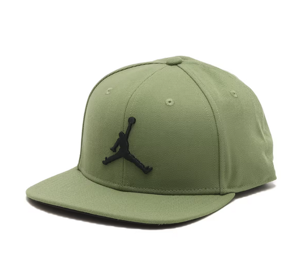 Jordan Pro Cap Adjustable Hat Olive Black Bouncewear
