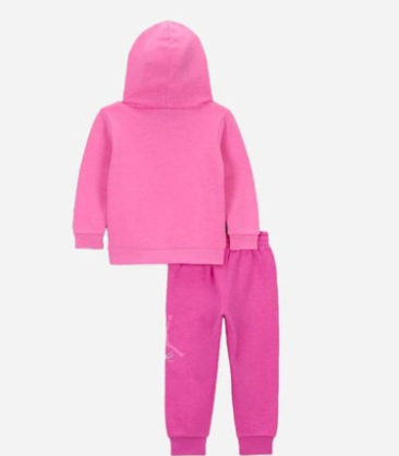 Jordan Mj Baseline 2 Pieces Little Kids Set 'Fire Pink'