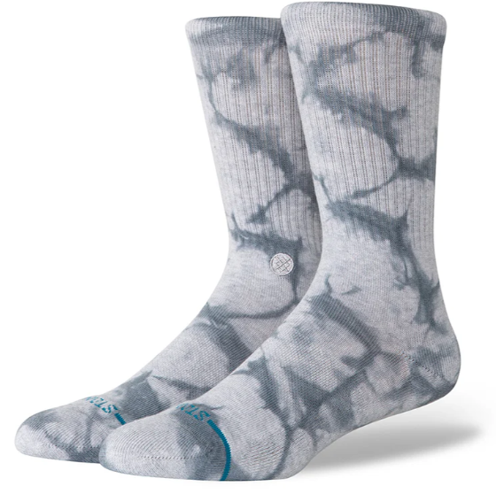 Stance Dyed Crew Socks in Icon Dye 'Grey'