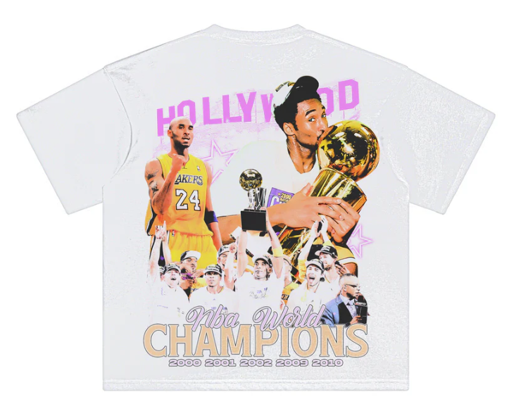 Athentiq Kobe Bryant Lakers T-Shirt 'White'