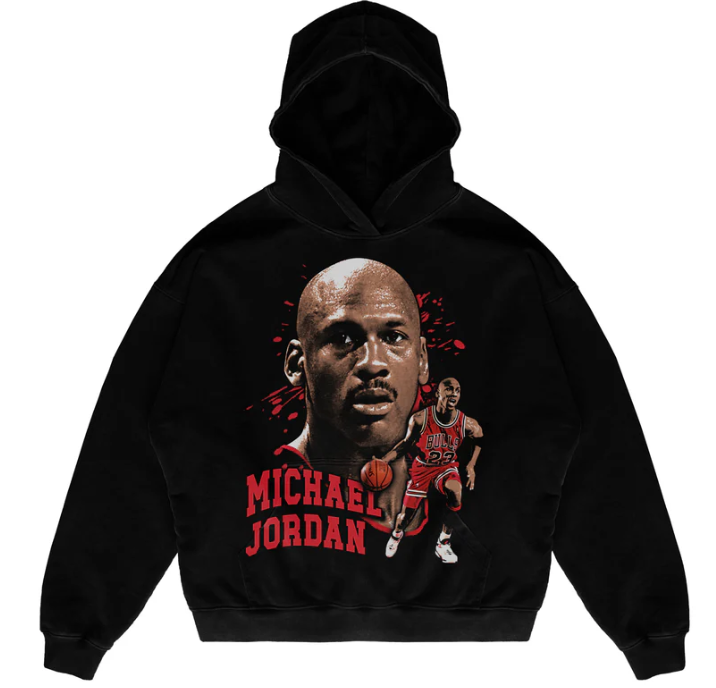 Athentiq Michael Jordan Hoodie 'Black'