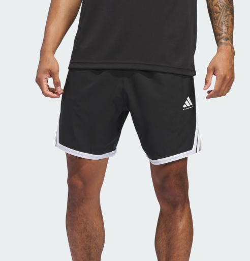 Adidas Basketball Crazylite Short 'Black/White'