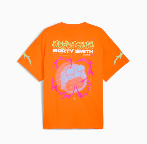 Pumaz Hoops x Rick and Morty Tee II 'Rickie Orange'