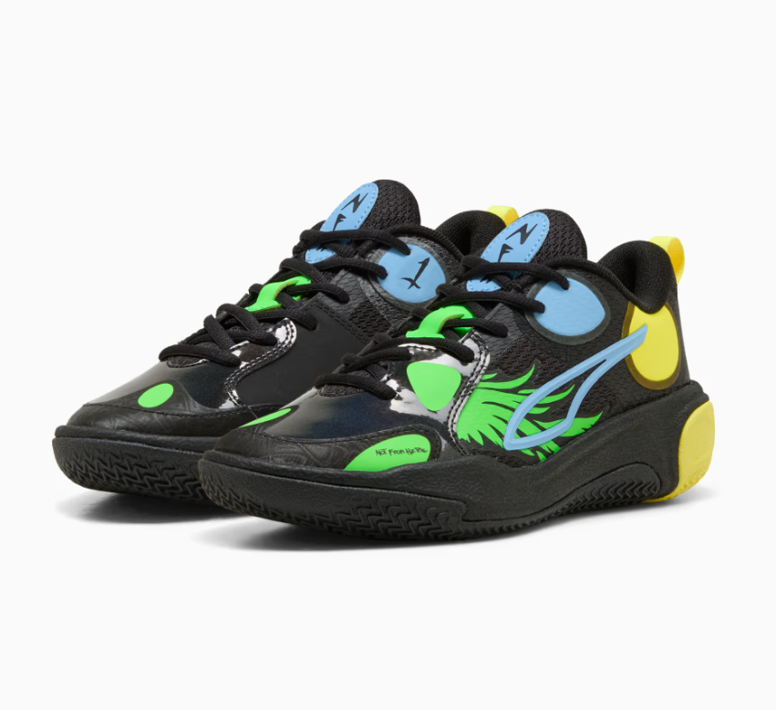 Puma MB World 01 JR 'Black/Lemon Crush'
