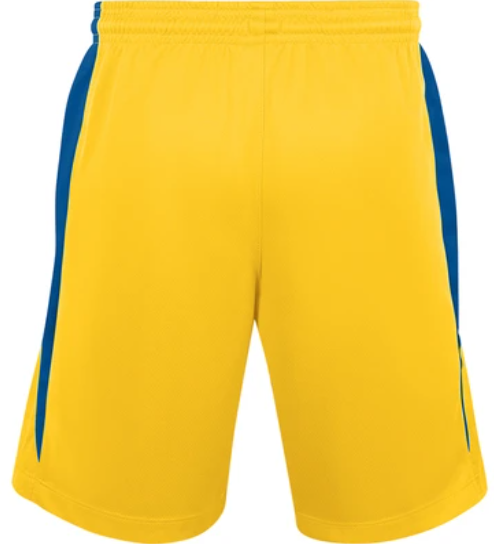 Youth Nike Team Basketball Stock Short 'Tour Yellow/Royal Blue'