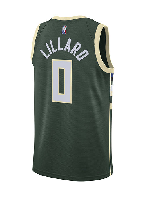 Damian Lillard Milwaukee Bucks Icon Edition 2022/23 Nike Dri-FIT NBA Swingman Jersey