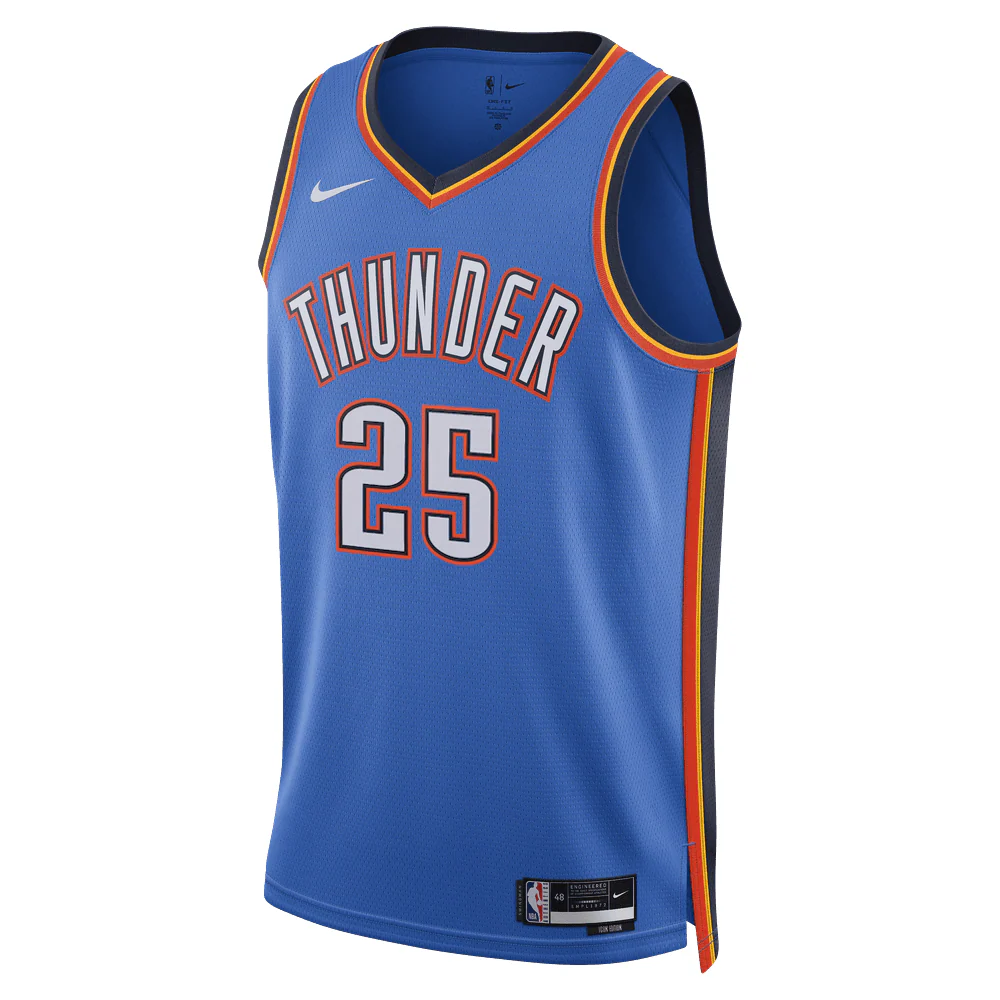 Kids Ajay Mitchell NBA Oklahoma City Thunder Icon Edition Jersey 'Blue'