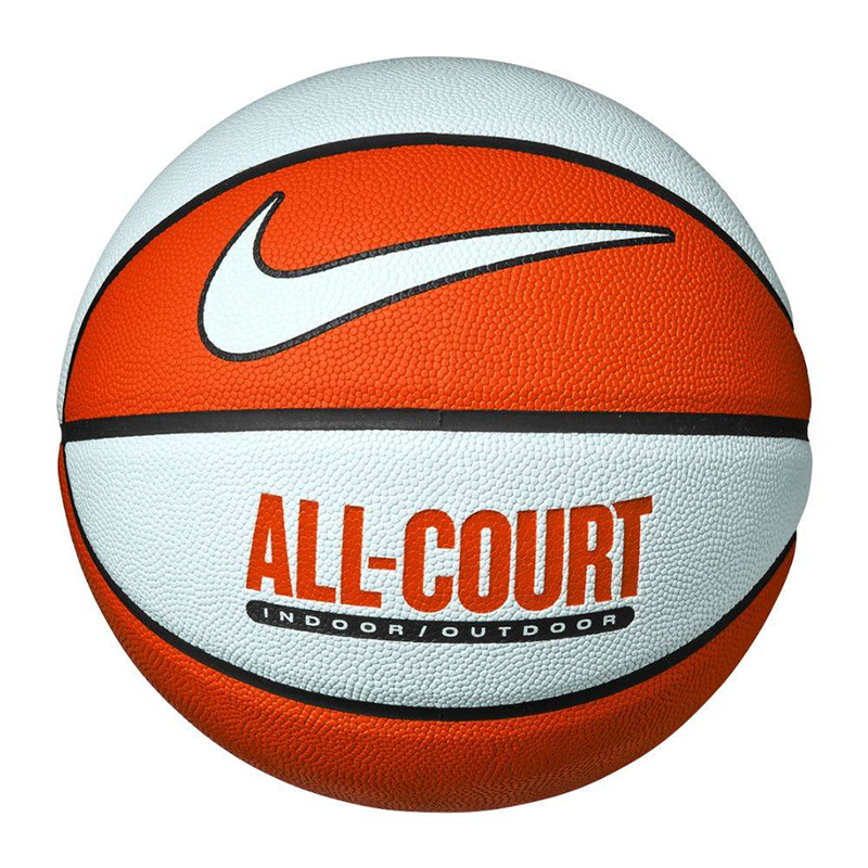 NIKE EVERYDAY ALL COURT 8P DEFLATED SAFETY ORANGE/BLACK/BLACK/SAFETY ORANGE Size 7 Basketball