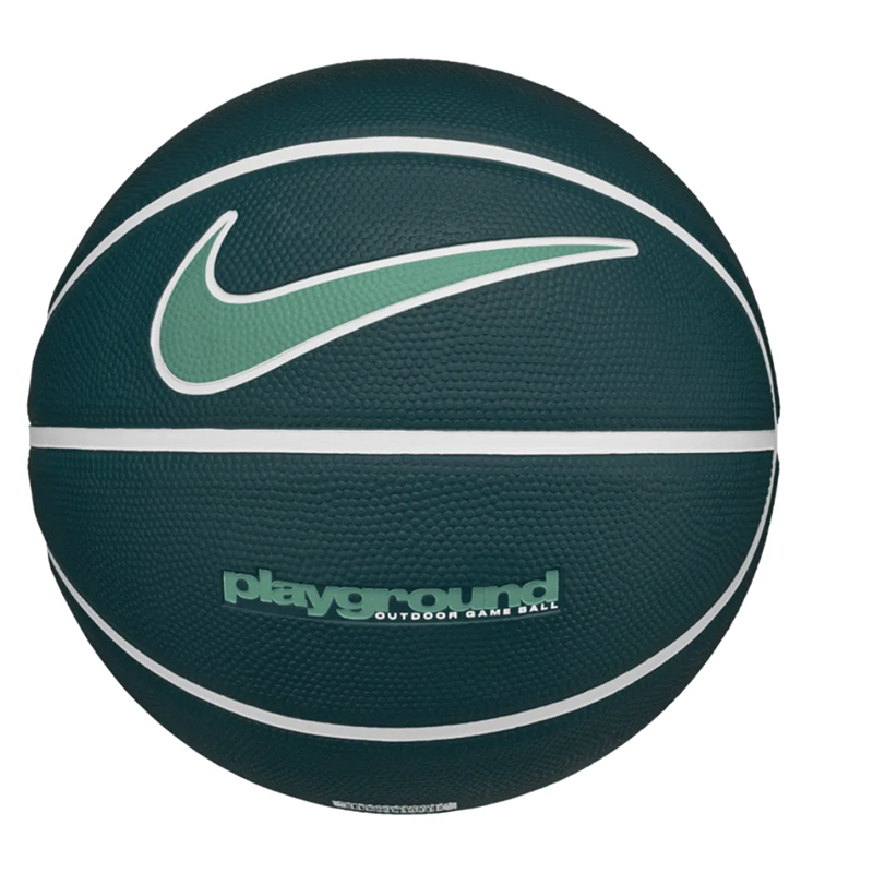 NIKE EVERYDAY PLAYGROUND 8P GRAPHIC DEFLATED DEEP JUNGLE/WHITE/WHITE/BICOASTAL Size 7 Basketball