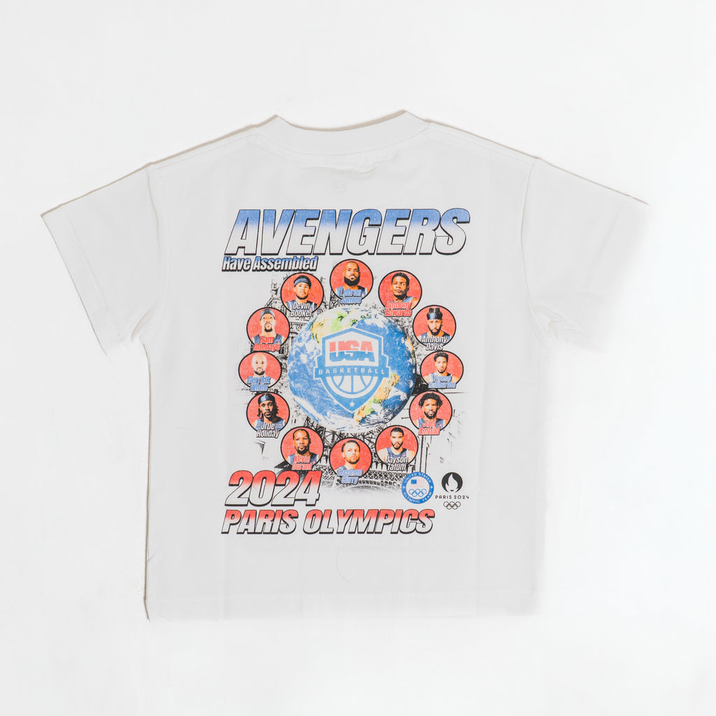 Team USA 1 Kids Tee-Shirt White