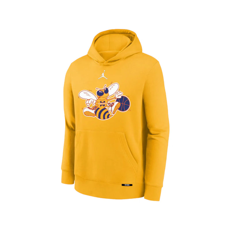 Jordan Charlotte Hornet City Edition Kids Hoodie 'Amarillo'