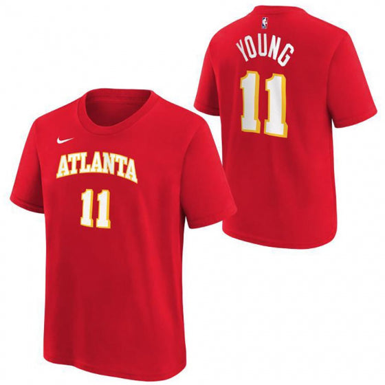 Trae Young Atlanta Hawks Nike Boys N&N Kids T-Shirt 'Red'