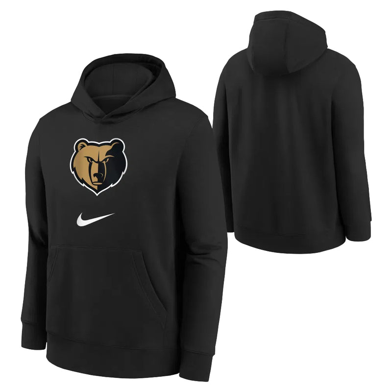 Memphis Grizzlies Nike Club Logo Kids Fleece Hoody 'Black'