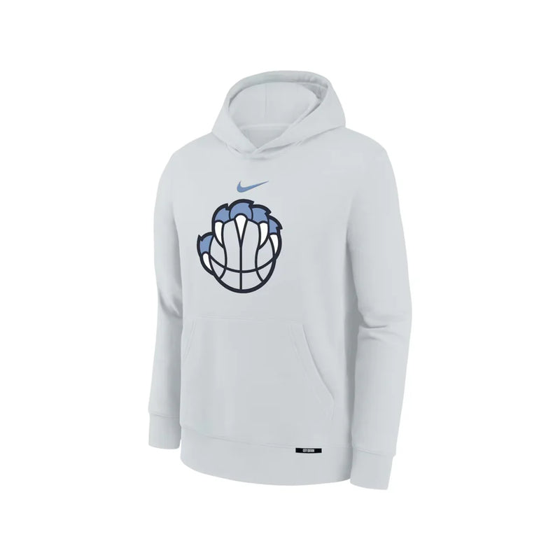 Nike Memphis Grizzlies City Edition Kids Hoodie 'Pure Platinum'